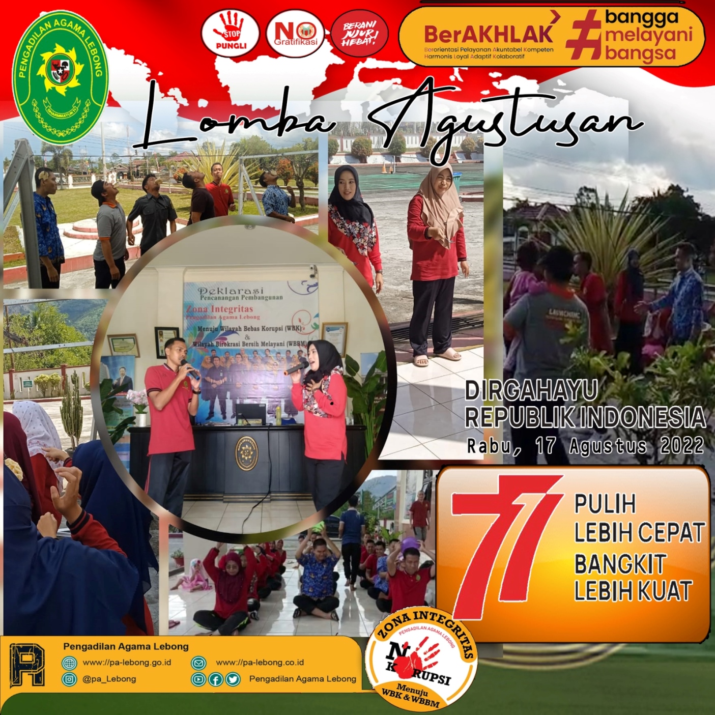 Memeriahkan Hut Ri Ke 77 Pa Lebong Gelar Berbagai Lomba